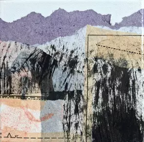 Contemporary landscape collage