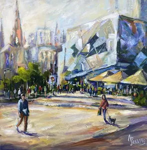 View of Federation Square