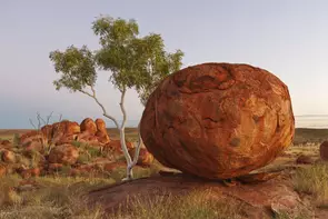 Blue Hour At Karlu Karlu Ed. 1 of 25 by Robert Armitage, Photograph, Australiana