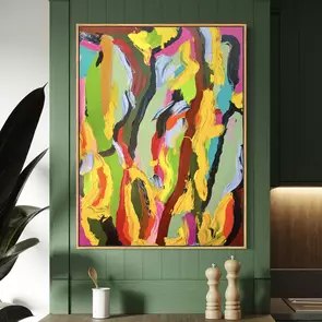 Entangled by Alicia Gilchrist, Acrylic, Abstract