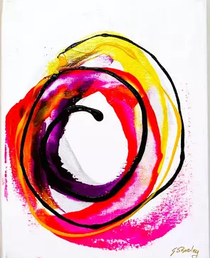 Neon Flash 3 by Gary Broley, Acrylic, Abstract