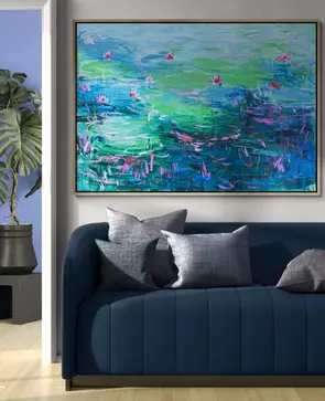 The Language Of Stillness by Belinda Nadwie, Acrylic, Abstract