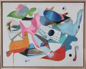 SOME DREAMS WE NEVER TELL by Lily Iris, Acrylic, Abstract