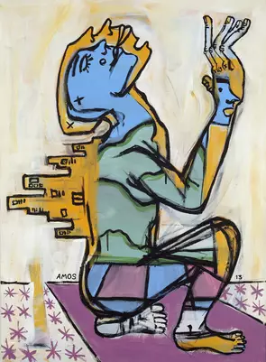 Establishing A Connection by Amos Duggan, Acrylic