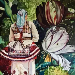 Thy Break Thy People by Renata Waterfall, Oil