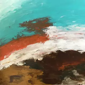 Kimberley Colours 3 by Ingrid Russell, Acrylic, Abstract