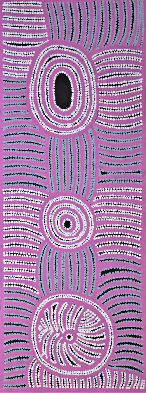 Minyma Tjukurla, 17-339 by Fiona Young, Acrylic, Abstract
