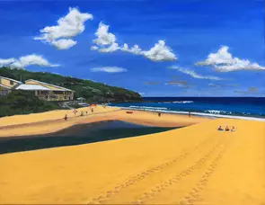 Curl Curl Beach during summer.