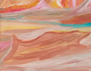 Thundi #281-18 by Dolly Loogatha, Acrylic
