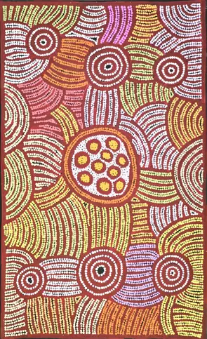 Minyma Tjukurla, 18-819 by Fiona Young, Acrylic, Abstract