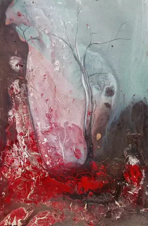 Desert Gorge by William Holt, Acrylic