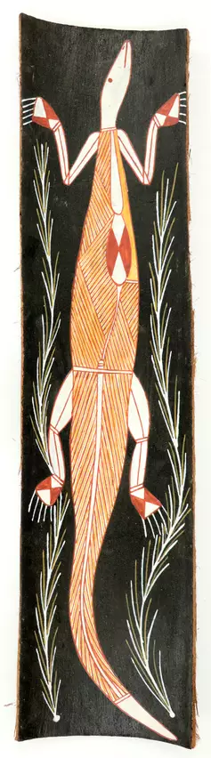 Kalawan (Goanna) 124-15 by Roland Burrunali, Other Media