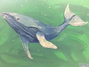 Whale Ahoy by ZYL ZYLBAT, Oil