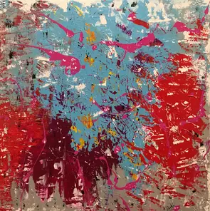 CHAOS by Rick Smith, Acrylic, Abstract