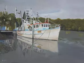 Ann Rose by Rob Kennedy, Oil, Australiana