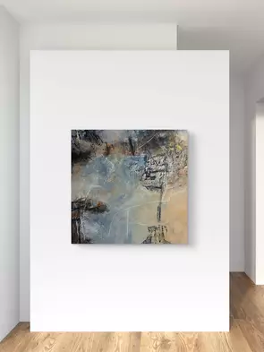 Edge of Silence by Cheryl McGannon, Mixed Media, Abstract