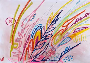 Free by Georgia Hocking, Mixed Media, Pop