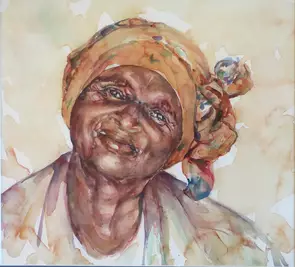 Nolwazi by Dee Jackson, Watercolour