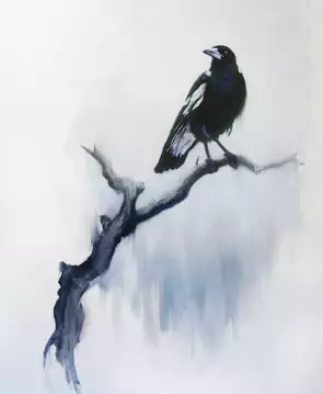 The Escapee by Mal Chambers, Oil
