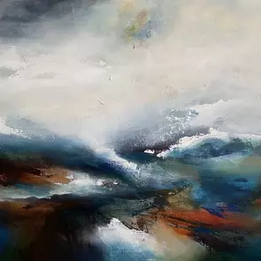 Coast by Joanne Duffy, Acrylic