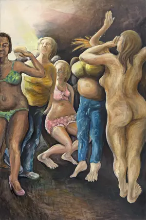 Dance Party by Greg Cliffe, Oil