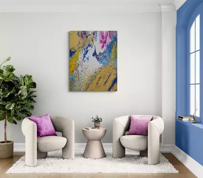 Vibrant by Vasudha Parashar, Acrylic, Abstract