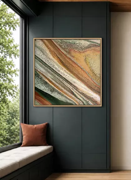 Nature Rising by Angela Roskell, Acrylic, Abstract