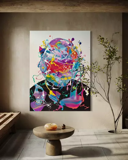 Portrait Selfie Contemporary Fine art Abstract