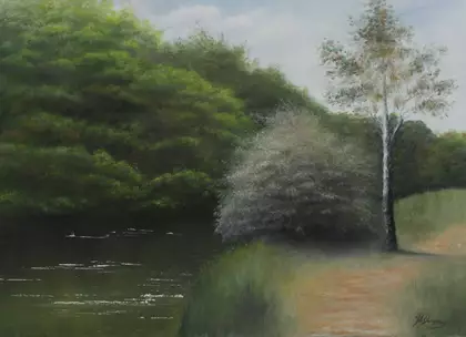 Stream 1 by Helen Dempsey, Oil