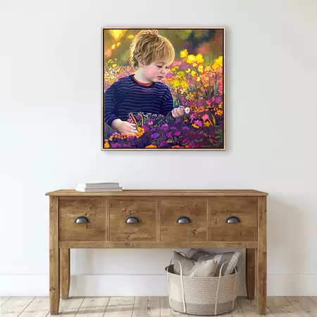 Micahs Garden by Michael Baker — artist's signature