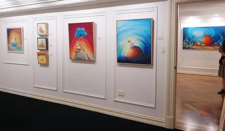 Wanderlust by Peter Ryan — shown hanging