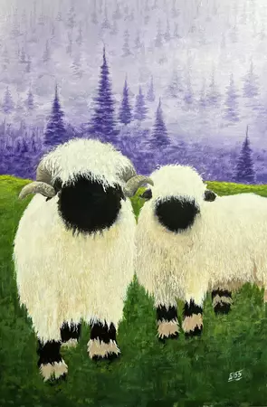 Valais Capo by Tom Roso, Acrylic, Realism