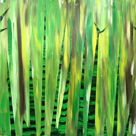 Bamboo by Leith Kennedy, Acrylic, Abstract