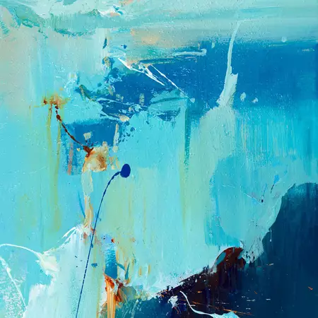 Ocean, beach, waterfall and underwater caverns — detail