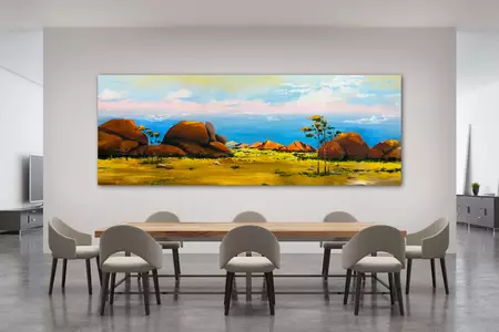 outback Dream by Tom Roso — shown hanging