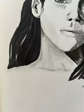 Portrait Work by Sarah Knowles — detail