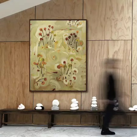 Abstract Australian Landscape — shown hanging