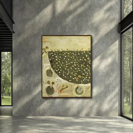 Abstract Australian Landscape — shown hanging