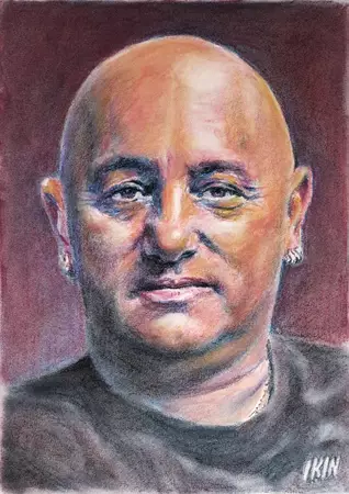 A portrait of Gary "Angry" Anderson.