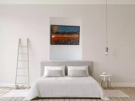 Sunlit Flower's by John Sullivan — shown in a room setting