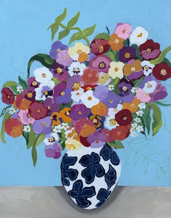 Abstract flowers in vSe