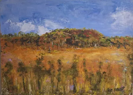 Landscape colors of western Queensland