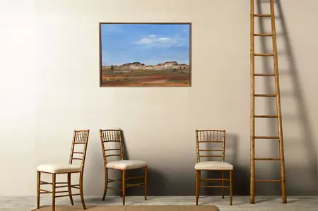 Medium sized painting of the Rainbow Valley in the Northern Territory of Australia
