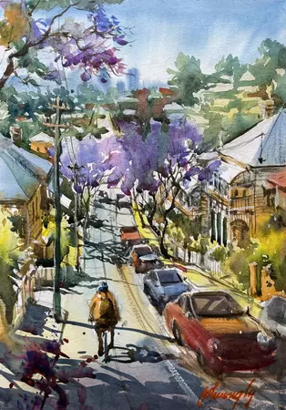 Purple Canopy by Phuong Ly