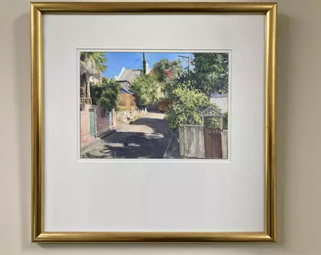 Balmain Backyards by Michael Cowdroy — shown hanging