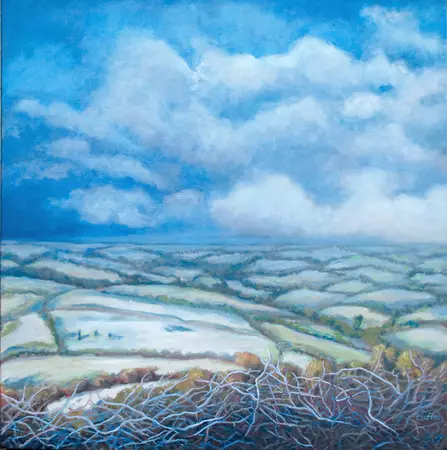 Dorset Snow by Greg Cliffe, Oil
