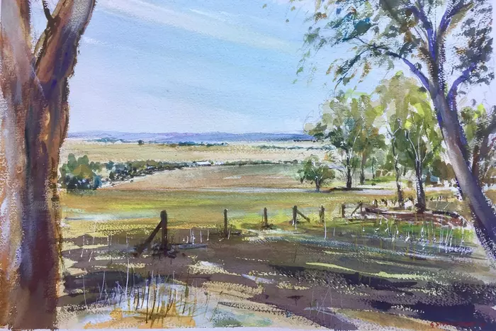 Merrijig View , Central Victoria by Geoff Stanistreet