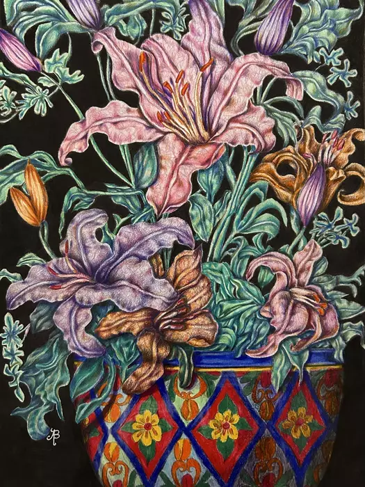 Higgeldy Piggeldy Pot by Angeline Baron