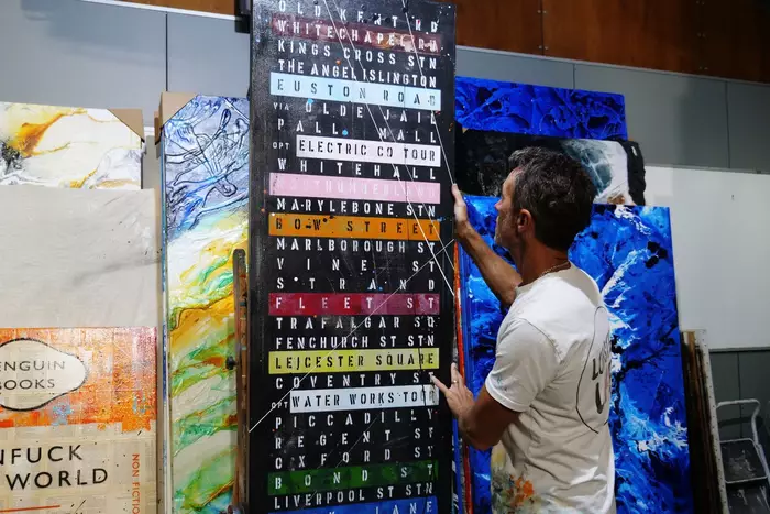 Streets of Monopoly 160cm x 60cm Monopoly Urban Pop Art Acrylics ...