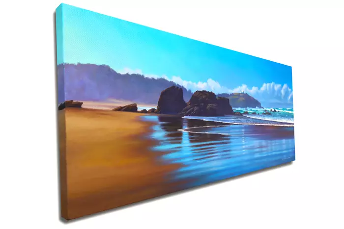 Lighthouse Beach Reflections, Port Macquarie, NSW by Nicola McLeay